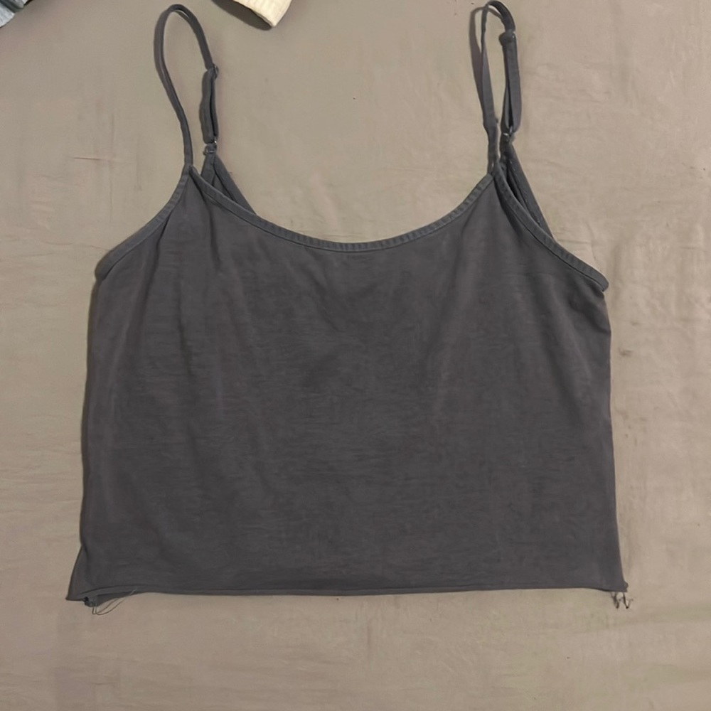 cute blueish purple tank top